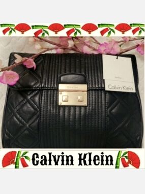 🎋Calvin Klein Leather Crossbody/Shoulder Bag